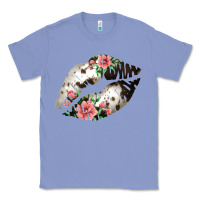 Colony Blue Cowhide And Flowers Lips Classic Tee - Bettercallsaul