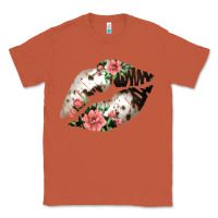 Copper Cowhide And Flowers Lips Classic Tee - Bettercallsaul