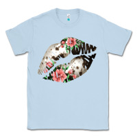 Dusty Blue Cowhide And Flowers Lips Classic Tee - Bettercallsaul