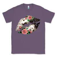 Lavender Cowhide And Flowers Lips Classic Tee - Bettercallsaul