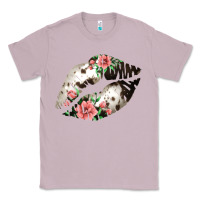 Lilac Cowhide And Flowers Lips Classic Tee - Bettercallsaul