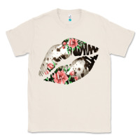 Natural Cowhide And Flowers Lips Classic Tee - Bettercallsaul