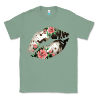 Sage Cowhide And Flowers Lips Classic Tee - Bettercallsaul