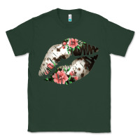 Sports Green Cowhide And Flowers Lips Classic Tee - Bettercallsaul