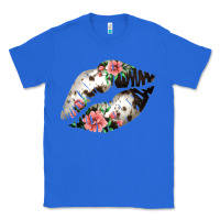 True Royal Cowhide And Flowers Lips Classic Tee - Bettercallsaul