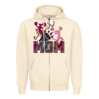 Sandshell cheer mom Zipper Hoodie - FaDigitalArtStudio
