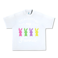 White Teaching My Favorite Bunny Urban Heavy Tee - Bettercallsaul