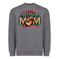 Storm blessed american football mom lightbulb letters Heavyweight Sweatshirt - OliviaCreatesArt