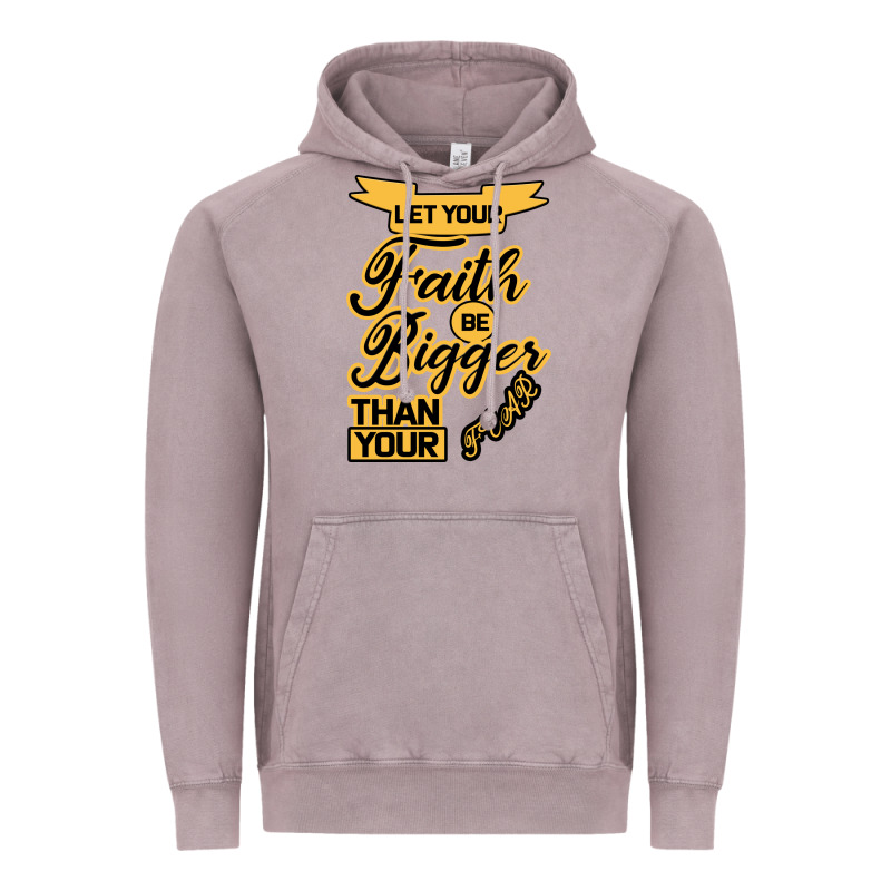 Let Your Faith Be Bigger Than Your Fear Vintage Hoodie by Bettercallsaul | Teevron