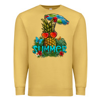 Antique Gold Summer Premium Sweatshirt - CowhideDigitalArt