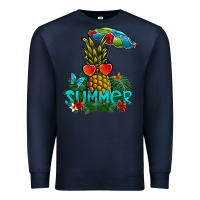 Navy Summer Premium Sweatshirt - CowhideDigitalArt