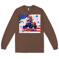 Chestnut firework crusher 4th of july Long Sleeve Tee - TumblerDesignByShophia
