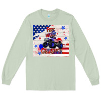 Matcha firework crusher 4th of july Long Sleeve Tee - TumblerDesignByShophia