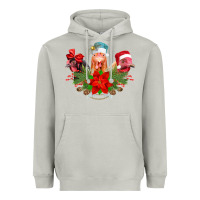 Moon Dust Chickens Christmas Heavyweight Hoodie - CowhideDigitalArt