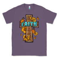 Lavender Western Faith Cross Butterfly Classic Tee - LillyAllenDesigns