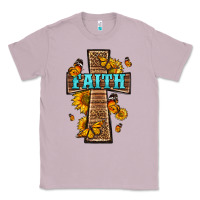 Lilac Western Faith Cross Butterfly Classic Tee - LillyAllenDesigns