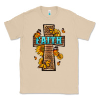 Mushroom Western Faith Cross Butterfly Classic Tee - LillyAllenDesigns