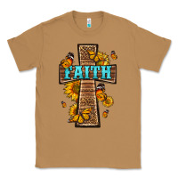 Toasted Coconut Western Faith Cross Butterfly Classic Tee - LillyAllenDesigns