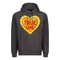 Smoke valentine's day hearts Premium Hoodie - FaDigitalArtStudio