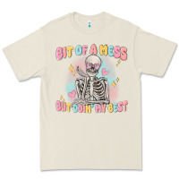 Bone bit of a mess but doing my best Premium Tee - MaliasSmallBusiness