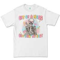 White bit of a mess but doing my best Premium Tee - MaliasSmallBusiness