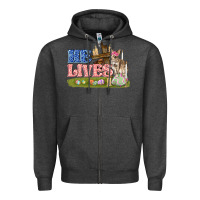 Charcoal Heather he lives easter Zipper Hoodie - FaDigitalArtStudio