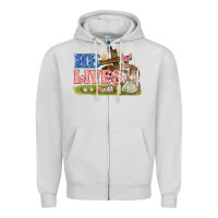 Dove Grey he lives easter Zipper Hoodie - FaDigitalArtStudio