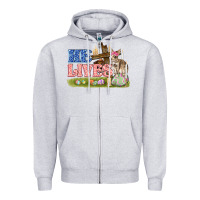 Heather Grey he lives easter Zipper Hoodie - FaDigitalArtStudio