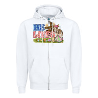 White he lives easter Zipper Hoodie - FaDigitalArtStudio