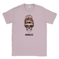 Lilac Brown Glitter, Western Vintage Patterned Mom Skull Classic Tee - Bettercallsaul