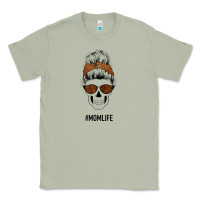 Matcha Brown Glitter, Western Vintage Patterned Mom Skull Classic Tee - Bettercallsaul