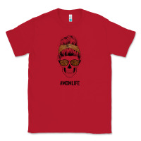 Red Brown Glitter, Western Vintage Patterned Mom Skull Classic Tee - Bettercallsaul