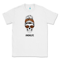 White Brown Glitter, Western Vintage Patterned Mom Skull Classic Tee - Bettercallsaul