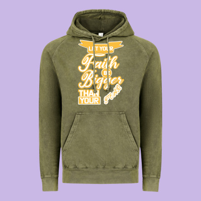 Let Your Faith Be Bigger Than Your Fear Vintage Hoodie Designed By Bettercallsaul