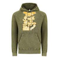 Vintage Olive Let Your Faith Be Bigger Than Your Fear Vintage Hoodie - Bettercallsaul