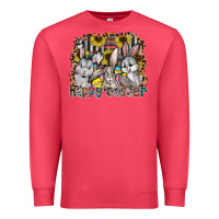 Cardinal Happy Easter Premium Sweatshirt - CowhideDigitalArt