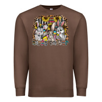 Chestnut Happy Easter Premium Sweatshirt - CowhideDigitalArt