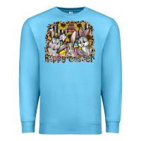 Ocean Blue Happy Easter Premium Sweatshirt - CowhideDigitalArt