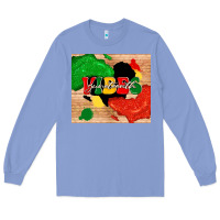 Colony Blue juneteenth vibes Long Sleeve Tee - TumblerDesignByShophia