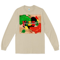 Mushroom juneteenth vibes Long Sleeve Tee - TumblerDesignByShophia