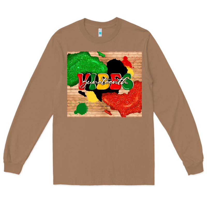 Juneteenth Vibes Long Sleeve Tee by TumblerDesignByShophia | Teevron