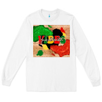 White juneteenth vibes Long Sleeve Tee - TumblerDesignByShophia