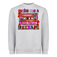 Heather Grey make me a mixtape olivia Heavyweight Sweatshirt - OliviaCreatesArt