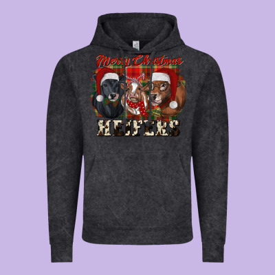 Merry Christmas Vintage Hoodie Designed By Ranaportraitstore