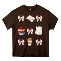 Chocolate Brown teacher Heavy Core Tee - JahusDesignShop