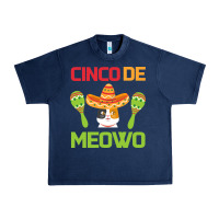 Navy Cinco De Meow Urban Heavy Tee - Bettercallsaul
