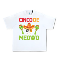 White Cinco De Meow Urban Heavy Tee - Bettercallsaul