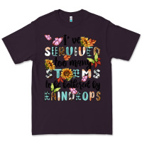 Plum ive survived too many storms to bebothered by rain Premium Tee - MaliasSmallBusiness