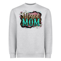Blessed Mom Heavyweight Sweatshirt | Teevron