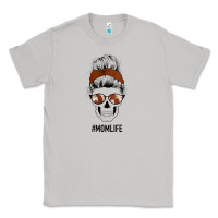 Moon Dust Western Brown Glitter Cowhide Patterned Mom Skull Classic Tee - Bettercallsaul